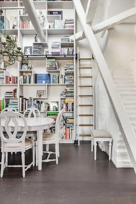 Elegant Oestermalm Loft Stockholm Apartment